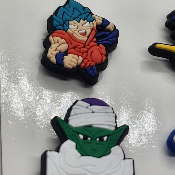 Brand New  Dragon Ball Z  Set  4 pcs  Set Croc Charms multi shoe charms c - Picture 2 of 4